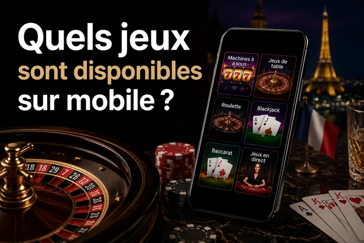 Quels jeux sont disponibles sur mobile?