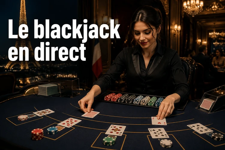 Le blackjack en direct